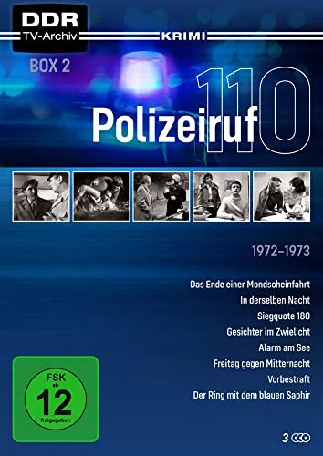 Studio Hamburg DVD Polizeiruf 110 Box 2 - TV-Spielfilm/Krimi mit spannenden Episoden, inklusive deutscher Synchronisation, ideal für Krimi-Fans und Sammler.