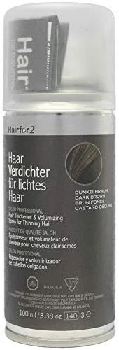 Hairfor2 Haarverdichtungsspray Dunkelbraun von Hairfor 2