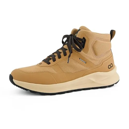 Tenhaag Sneaker Mesh Herren Gr. 44 - braun (camel) - Sneaker für Herren mit knöchelhohem Design, wasserabweisendem Obermaterial und profilierter Laufsohle für sicheren Halt bei jedem Wetter und auf jedem Untergrund.