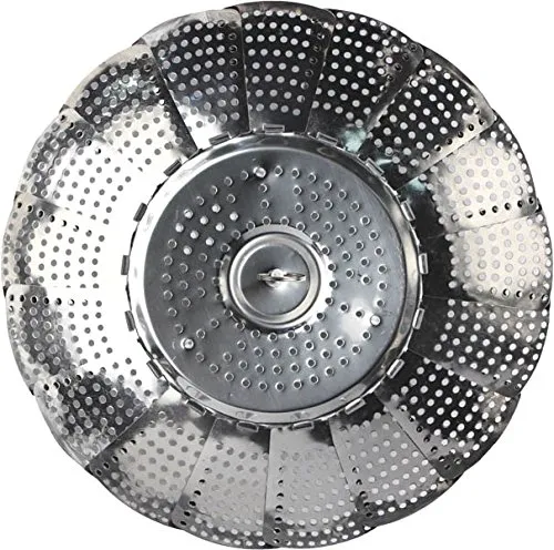 yoaxia ® Dünsteinsatz Dämpfeinsatz Dampfgarer Dampfgareinsatz Edelstahl ca. 15,8cm - 24cm