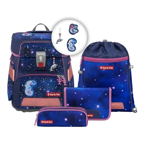 Step by Step Schulranzen Space – Reflect Star Seashorse Zoe