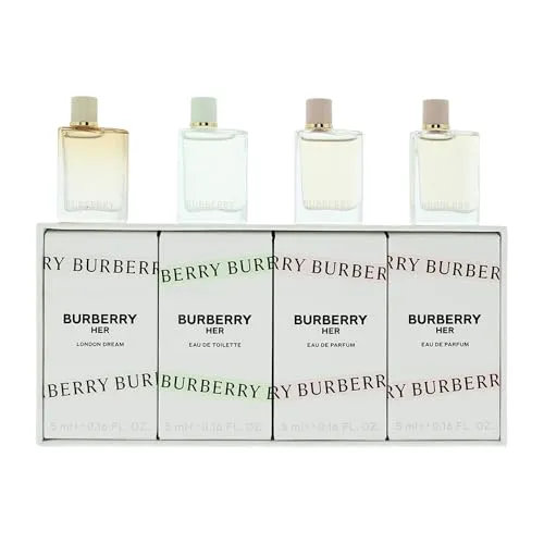 Burberry Eau de Parfum für Damen - Mini Gift Set - Duft-Sets für Damen mit 2 x 5ml Burberry EDP, 5ml Burberry Her EDT und 5ml Burberry Her London Dream - perfekt für jede Gelegenheit und ideal zum Verschenken.