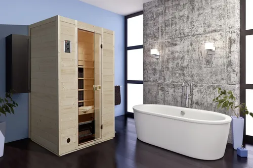 Weka Infrarotkabine VAALA 2 in rot von Weka