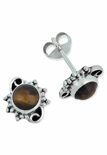 Ohrringe Braun von mantraroma