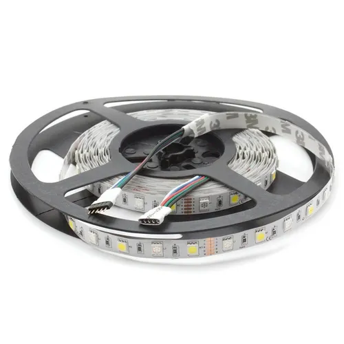 5 m LED RGBW Streifen 3000K SMD5050 12V IP20 60LEDs/m LED Stripe 4,20€/m
