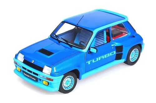 Solido Renault 5 Turbo Maßstabsmodell - Detailgetreues Maßstabsmodell des Renault 5 Turbo, ideal für Sammler und Modellbau-Enthusiasten. Hochwertige Verarbeitung und authentische Farben machen dieses Modell zu einem echten Hingucker.