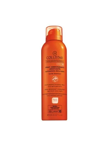 Collistar Special Perfect Tan Bräunungsspray LSF 10, 200 ml - Körperpflege: Feuchtigkeitsspendendes Tanning Spray mit UV-Schutz, das vor Hautalterung schützt und einen natürlichen Bräunungsprozess unterstützt.