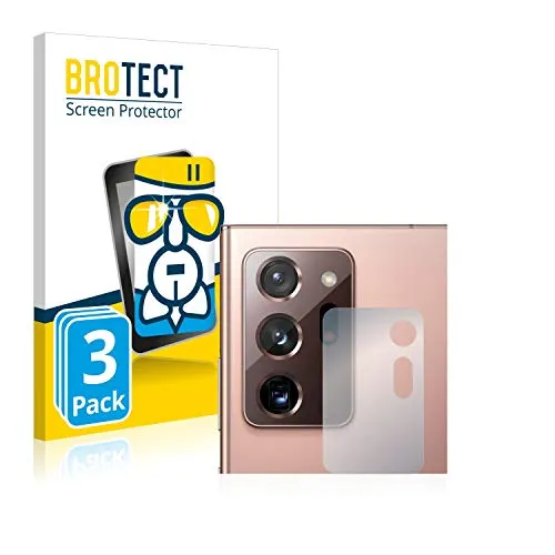 BROTECT 3 Stück Schutzglas für Samsung Galaxy Note 20 Ultra / 5G (Kamera) Schutzfolie Panzer Folie Glas Displayschutz Made in Germany [ 9H, Anti-Fingerprint]