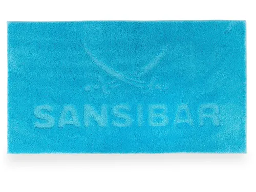 Sansibar Sylt Badematte türkis 115x65 cm