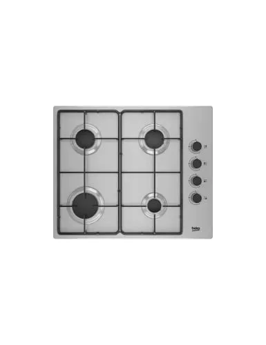 Beko gasherd 60cm 4 edelstahlbrenner HIGG64123SX