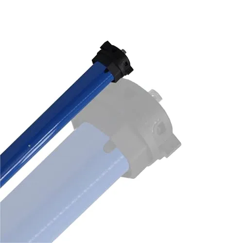 Rohrmotor 10 Nm mit Adapter für 60 mm 8-Kantwelle - Fensterläden: Robuster Rollladenmotor mit mechanischer Endabschaltung, max. Last 23 kg, 5 Jahre Garantie und nachrüstbar auf Funk für zusätzlichen Komfort.