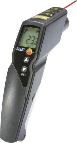testo 830-T1 Infrarot-Thermometer - Präzise Temperaturmessung - Elektrische Messgeräte, mit 10:1 Optik für schnelle und präzise Messungen von -30 bis +400 °C, ideal für professionelle Anwendungen.
