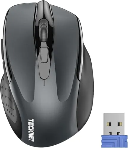 TECKNET Kabellose Maus 2.4G, 2600 DPI von TECKNET