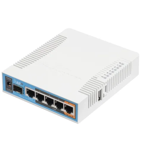 MikroTik Mikrotik hAP ac 500 Mbit/s Weiß Power over Ethernet (PoE) (RB962UIGS-5HACT2HNT)