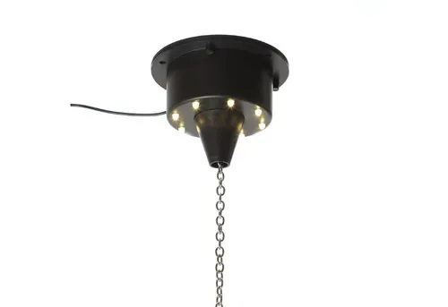 Spiegelkugel Motor MBM-203WW mit warmweißen LED - Licht & Bühne - Ideal für Partys, dieser Motor mit integrierten 8 warmweißen LEDs bringt Deine Discokugel zum Strahlen und schafft tolle Lichtmuster im Raum.