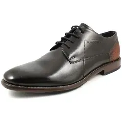 bugatti Mansueto Flex Evo Schnürschuh - Halbschuhe aus echtem Leder in schwarz-bunt, mit bequemer Schnürung und runder Schuhspitze für optimalen Tragekomfort.