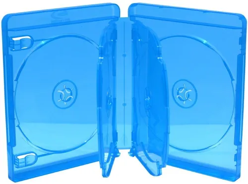 Mediarange DVD-Hülle 5 Blu-ray Hüllen 6er Box 22 mm für je 6 BD / CD / DVD blau