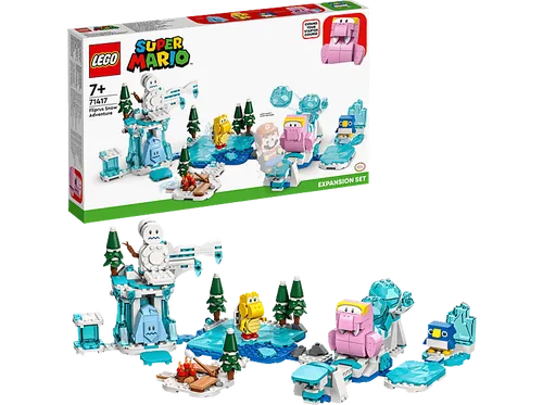 LEGO Super Mario 71417 - Kahlross-Abenteuer Erweiterungsset mit 4 Figuren, ideal zur Erweiterung von Eis-Leveln für kreatives Rollenspiel und Münzensammeln