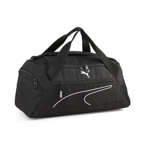 Puma Sporttasche S Fundamentals Sports Bag Black - Sporttasche für Unisex Erwachsene mit 30 Liter Kapazität, ideal für Fitness und Reisen. Robustes Polyester-Material und verstellbarer Tragegurt sorgen für höchsten Tragekomfort.