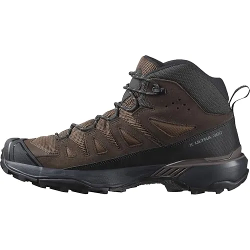 Salomon Herren X Ultra 360 Leather Mid GTX 48.0 in braun von Salomon