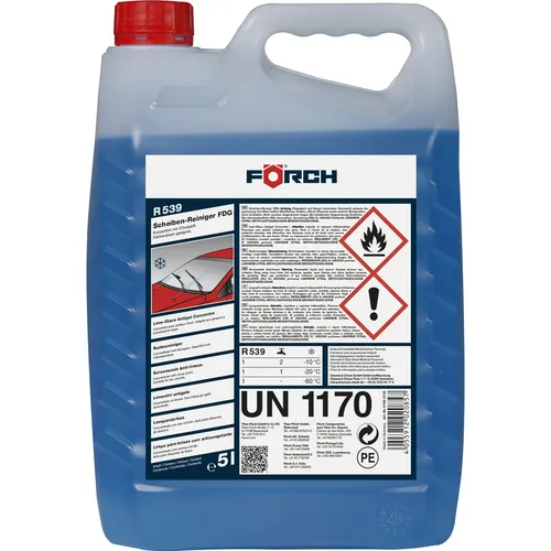 Förch Scheibenklar Scheibenfrostschutz Frostschutz Konzentrat 5 Liter -60°C