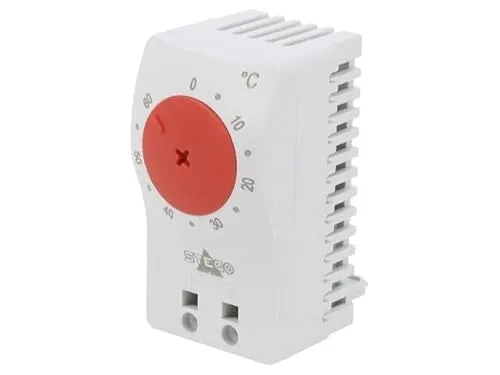 01140.0-00 Sensor: Thermostat NC 10A 250VAC Federzugklemmen 60x33x41mm STEGO