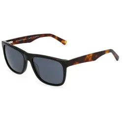 Botaniq 7015 Herren-Sonnenbrille Vollrand Quadratisch Acetat-Gestell, schwarz