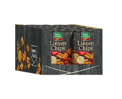 funny-frisch Linsen Chips Paprika 12er Pack von Funny-Frisch