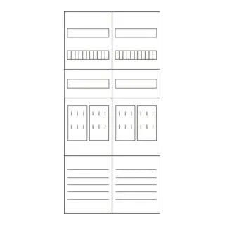 Eaton ZSD-Z27B0019 Zählerschrank Komplettfeld