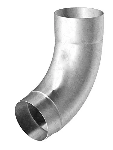 Fallrohrbogen 72 Grad Durchmesser 60mm verzinkt