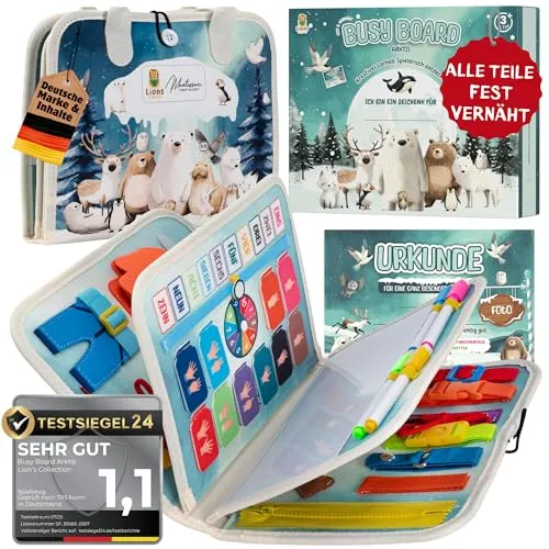 Lions Collection Lernspielzeug Busy Board Deutsch