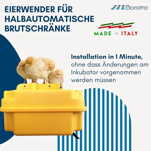 Automatischer Eierwender für die Halbautomatische Brutmaschinen BOROTTO 🔝