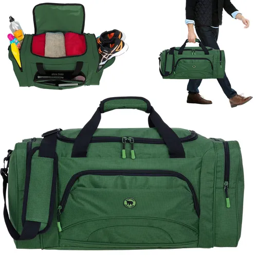 Sporttasche Color XL 62 cm - Multifunktionale Fitness & Gym Tasche für Damen und Herren - Sporttasche für Fitness & Freizeit mit 53L Volumen, 3 Fächern und verstellbarem Tragegurt. Ideal für Sauna und Sportreisen.