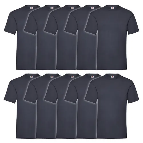 10er Pack Valueweight T Herren T-Shirt, deep navy, 2XL von Fruit of the Loom