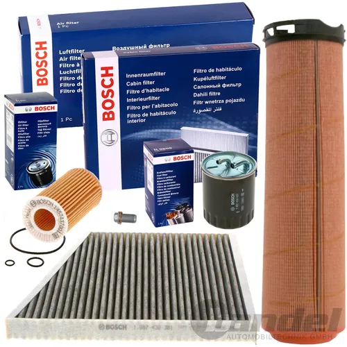 BOSCH FILTERSET INSPEKTIONSPAKET passend für MERCEDES E KLASSE 200 220CDI W/S211