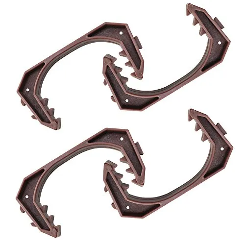 com-four® 4er Set Fensterklammer, Fensteraufhalter, Fensterstopper | Fensterkeil
