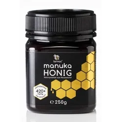 Larnac Manuka-Honig MGO 420+ (250g) - Brotaufstrich aus 100% reinem neuseeländischem Manuka-Honig, MGO 420+ zertifiziert für höchste Qualität und gesundheitliche Vorteile. Nachhaltig und umweltfreundlich produziert.