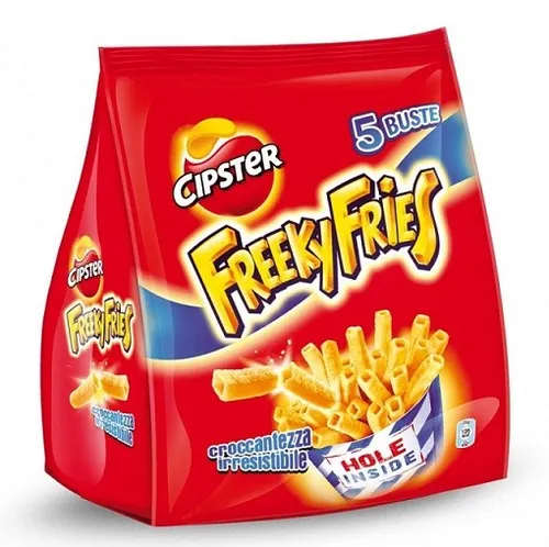 Saiwa Chips Cipster freeky fries 5 Portionstüten á 25g kartoffel gesalzen