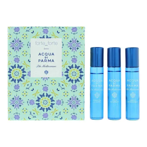 Acqua di Parma Blu Mediterraneo Discovery Set 12ml - Unisex Düfte – Entdecken Sie drei exquisite EDTs im praktischen Set: Arancia di Capri, Fico di Amalfi und Mirto di Panarea für ein mediterranes Dufterlebnis.