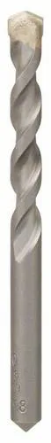 Bosch Betonbohrer Cyl-3 Silver Percussion 10x80x120 mm - Bohrer für Beton, Mauerwerk & Kalksandstein. Hochleistungs-Hartmetall für Langlebigkeit, ideal für Dübelbohrungen. Kompatibel mit allen Schlagbohrmaschinen.