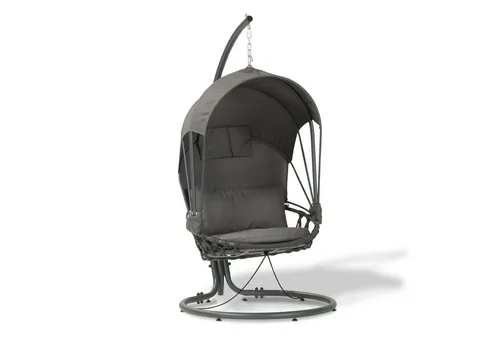 Leco Gartensessel GARANTIA AIR-KING Steckkomposter 1100 Liter schwarz - Steckkomposter mit Sonnendach, ideal für umweltbewusste Gärtner, sorgt für eine effektive Kompostierung und optimale Belüftung.