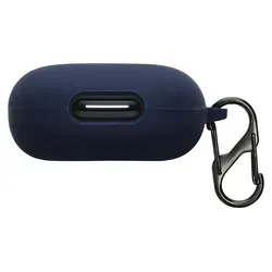 kwmobile Hülle kompatibel mit Anker Soundcore Sport X20 Kopfhörer - Silikon Schutzhülle Etui Case Cover Schoner in Dunkelblau - Dunkelblau