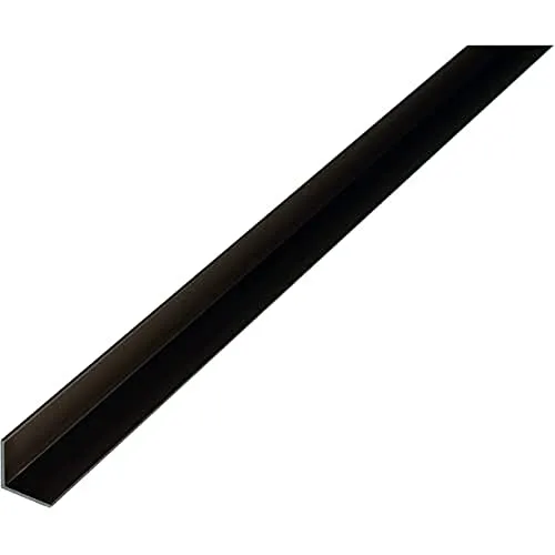 Alberts 480011 Winkelprofil | Aluminium, bronzefarbig eloxiert | 1000 x 15 x 15 mm