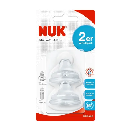 Nuk Trinksauger Silikon, ab 6 Monaten, 2 Stk von MAPA GmbH