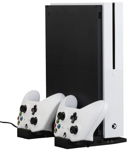 Hama Lade-Station Ständer Docking Charger + 2x Akku für Xbox One S Controller