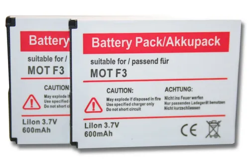 Akku passend für Kompatibel mit AVM Fritz!Fon C4, MT-F, M2, EM25, EM325, M325, C5 Mobilfunk / Festnetz & DECT (600mAh, 3,7V, Li-Ion) 600 mAh