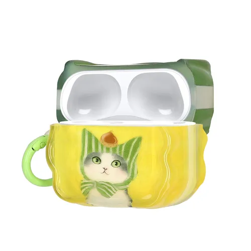 Kopfhörer Case für Apple Airpods Pro 2 Pro 1 Hülle mit Karabiner