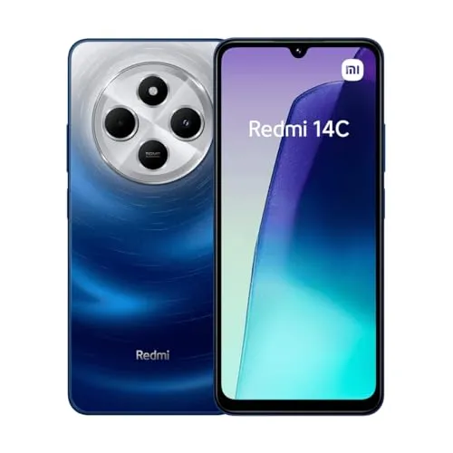 Xiaomi Redmi 14C 4G - Starry Blue Smartphone - Simlockfreies Handy mit 6 GB RAM und 128 GB Speicher, ideal für Multitasking und Unterhaltung unterwegs.