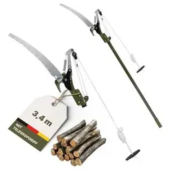 NovaTerra Astsäge mit Teleskopgriff 2in1 3,4m