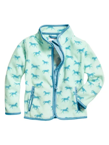 Playshoes Fleecejacke in Türkis, Größe 74, cyan, Baby in türkis von PLAYSHOES